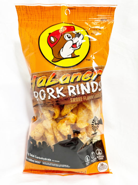 Buc-ees Habanero Pork Rinds