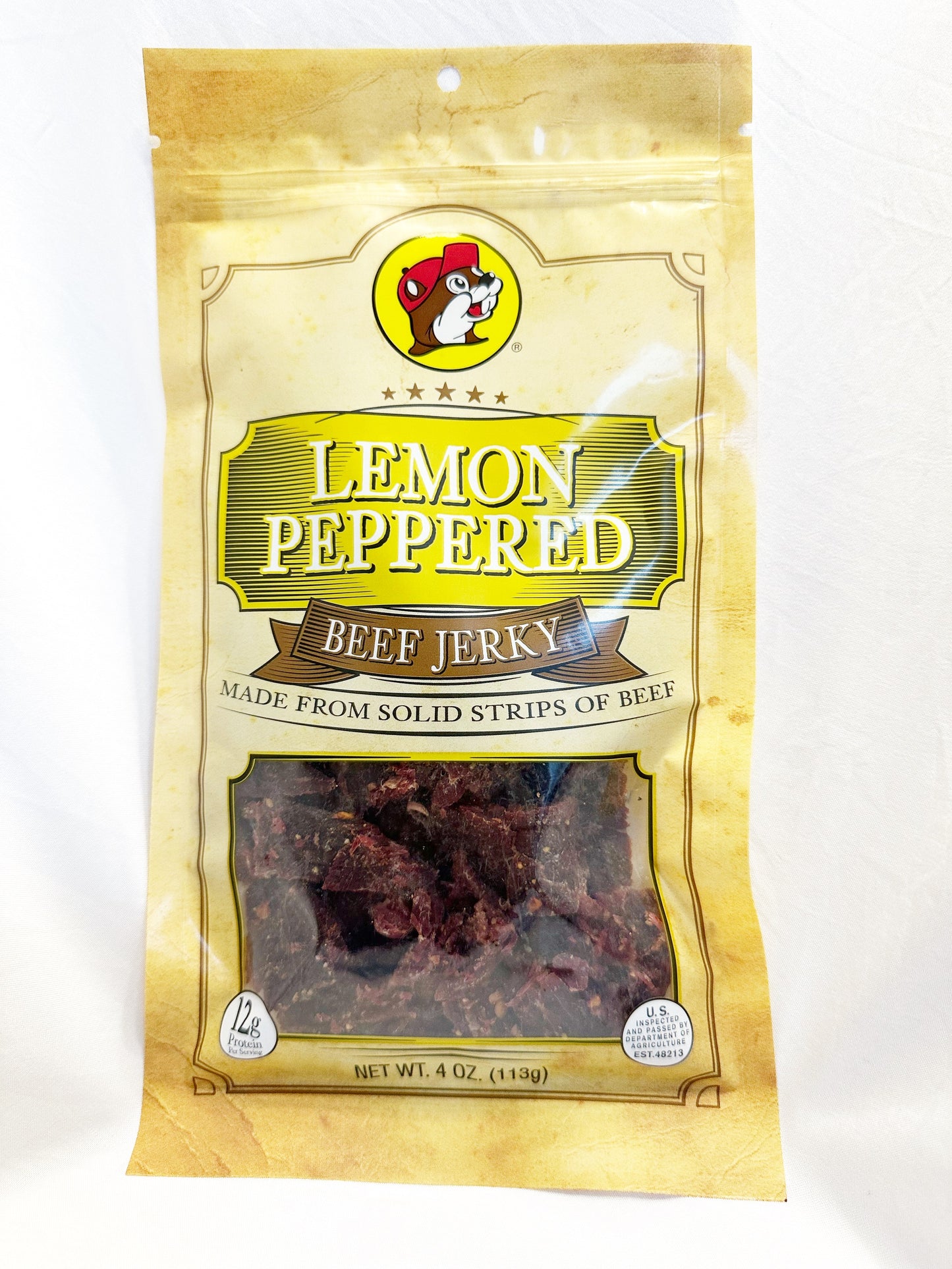 Buc-ees Lemon Peppered Beef Jerky